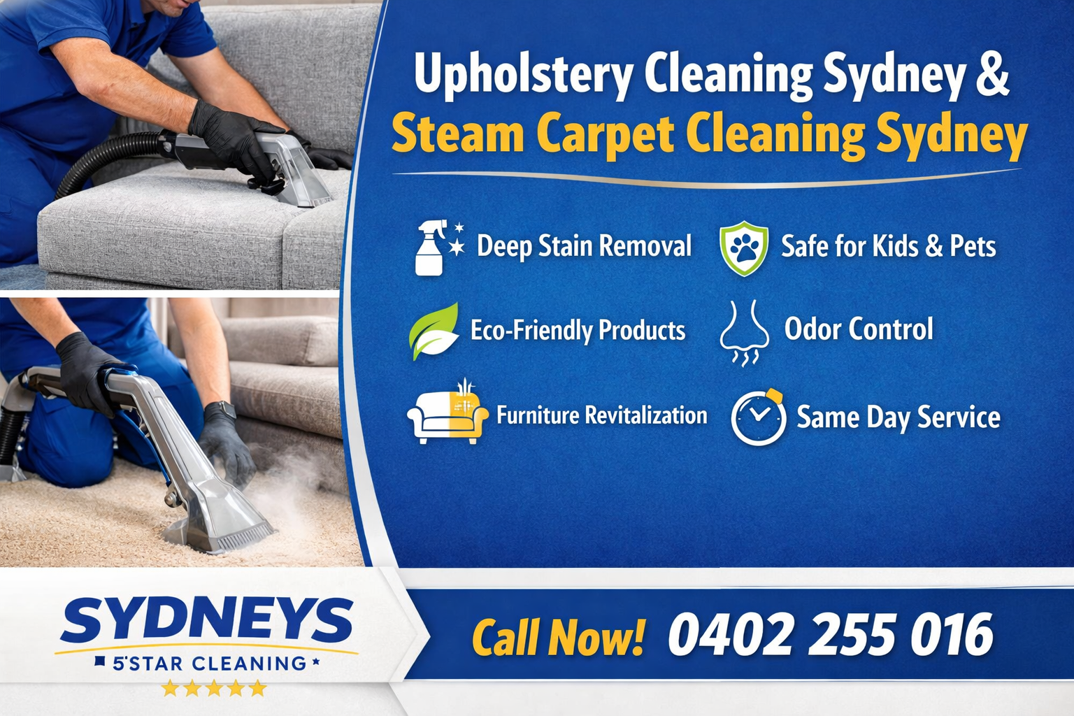 Upholstery Cleaning Sydney