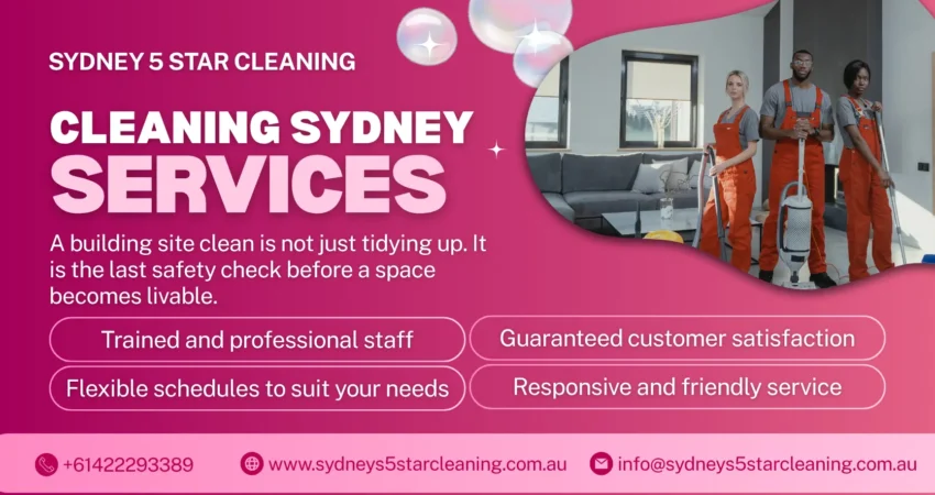 Building Site Cleaning Sydney