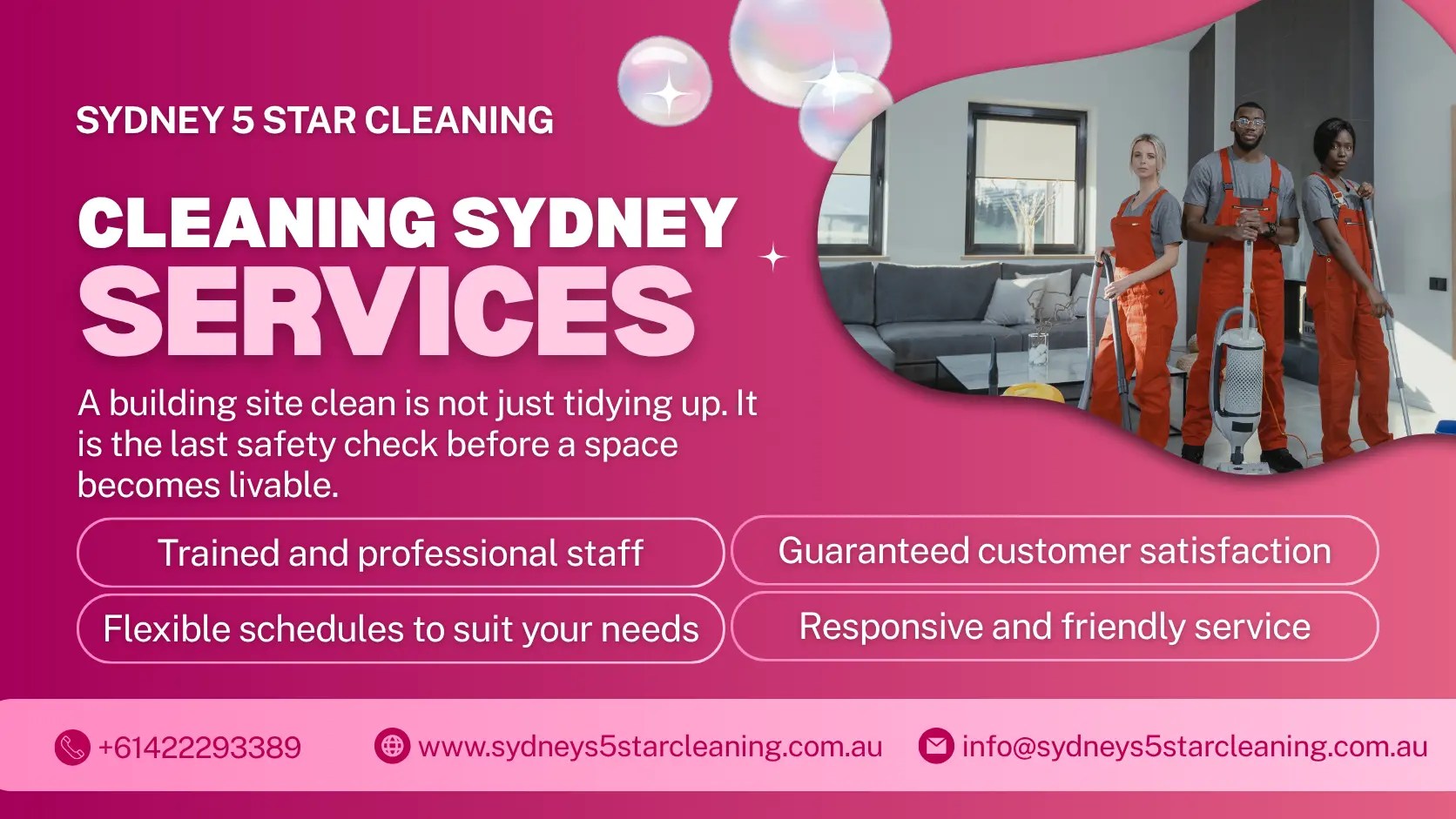 Building Site Cleaning Sydney